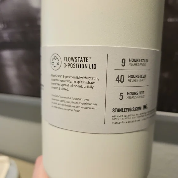 (2) NWT Stanley Cream 30 oz Flowstate Quencher H20 Tumblers - Picture 11 of 12